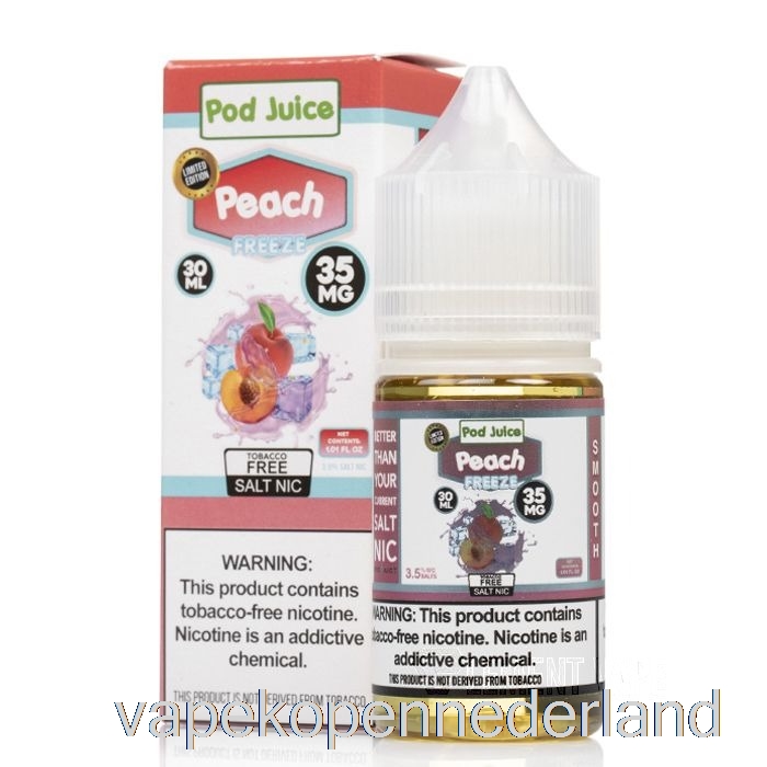 Elektronische Sigaret Vape Bevriezen Perzik - Peulensap - 30 Ml 55 Mg